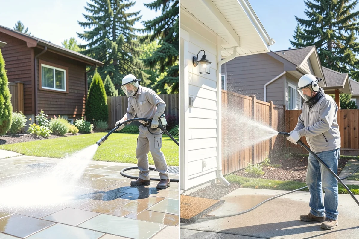 Umbrella Cleaning in Burien, King County, WA - Open the umbrella fully and brush off loose debris