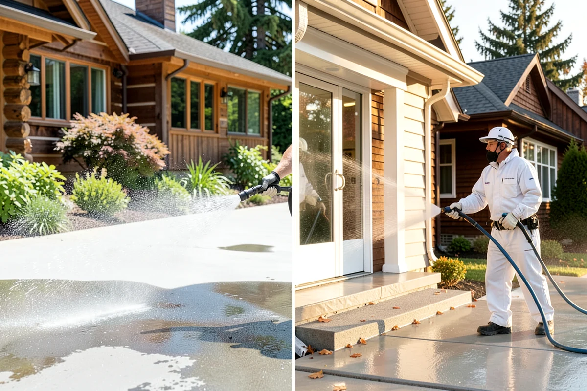 Umbrella Cleaning in Clyde Hill, King County, WA - Open the umbrella fully and brush off loose debris