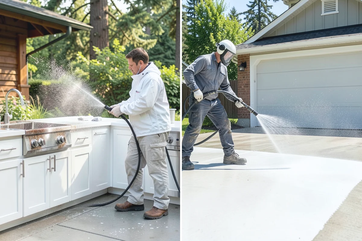 Umbrella Cleaning in Des Moines, King County, WA - Open the umbrella fully and brush off loose debris
