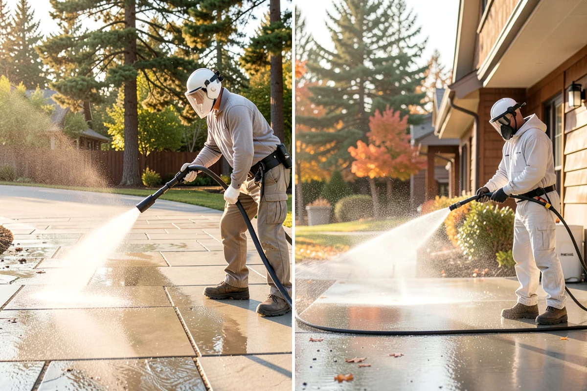 Umbrella Cleaning in DuPont, Pierce County, WA - Open the umbrella fully and brush off loose debris