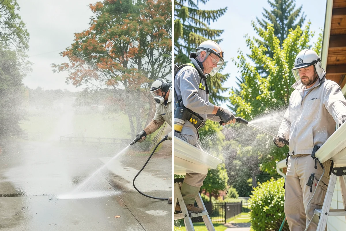 Umbrella Cleaning in Duvall, King County, WA - Open the umbrella fully and brush off loose debris