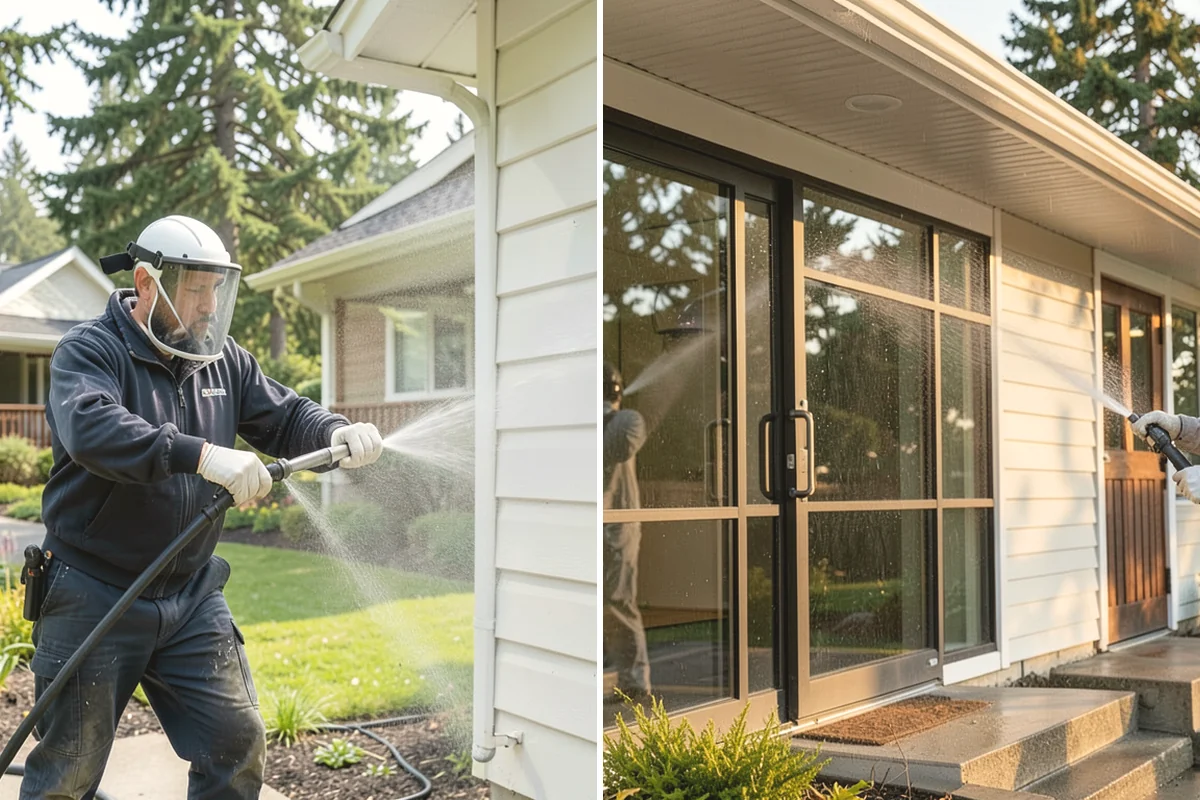 Umbrella Cleaning in Edgewood, Pierce County, WA - Open the umbrella fully and brush off loose debris
