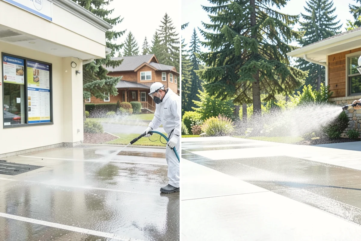 Umbrella Cleaning in Issaquah, King County, WA - Open the umbrella fully and brush off loose debris