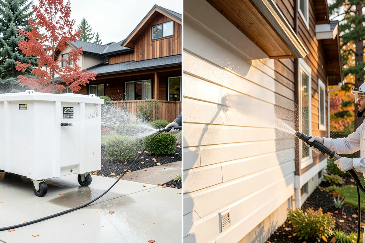 Umbrella Cleaning in Kenmore, King County, WA - Open the umbrella fully and brush off loose debris