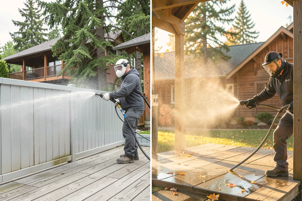 Umbrella Cleaning in Kent, King County, WA - Open the umbrella fully and brush off loose debris