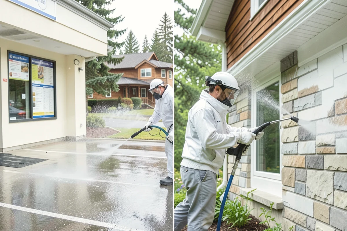 Umbrella Cleaning in La Conner, Skagit County, WA - Open the umbrella fully and brush off loose debris