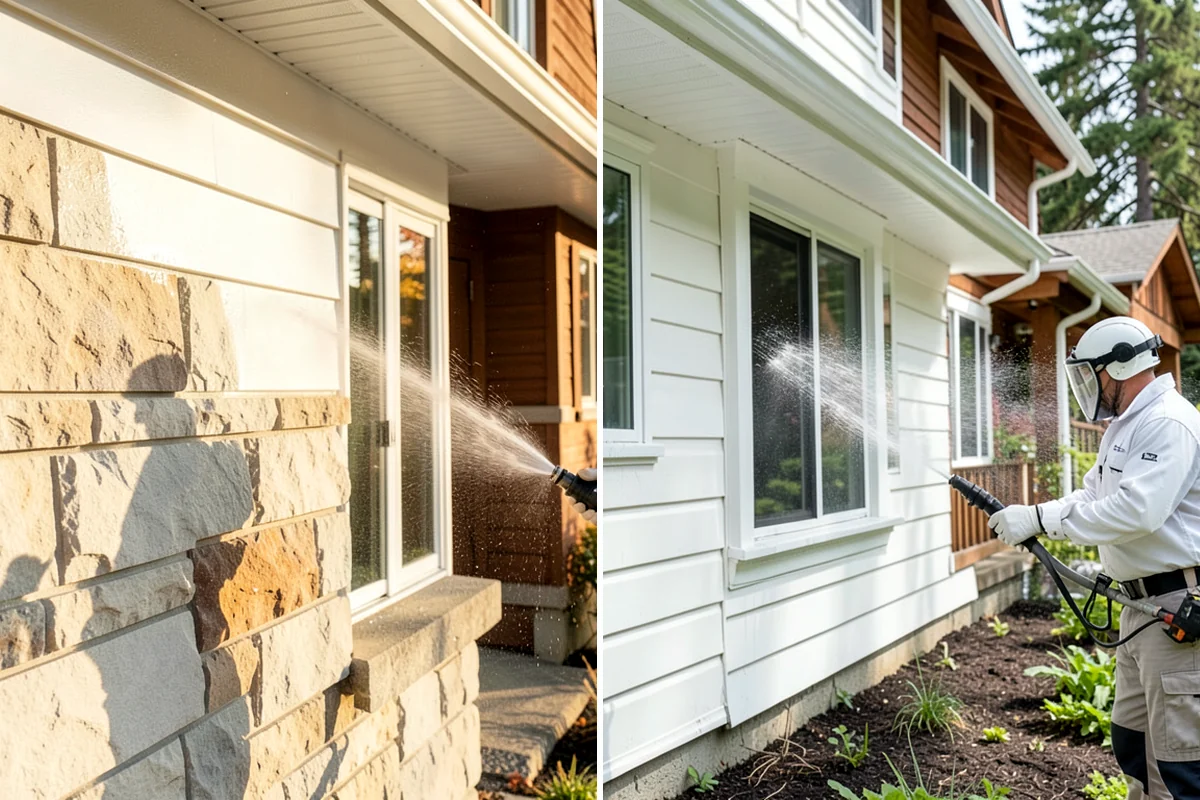 Umbrella Cleaning in Maple Valley, King County, WA - Open the umbrella fully and brush off loose debris
