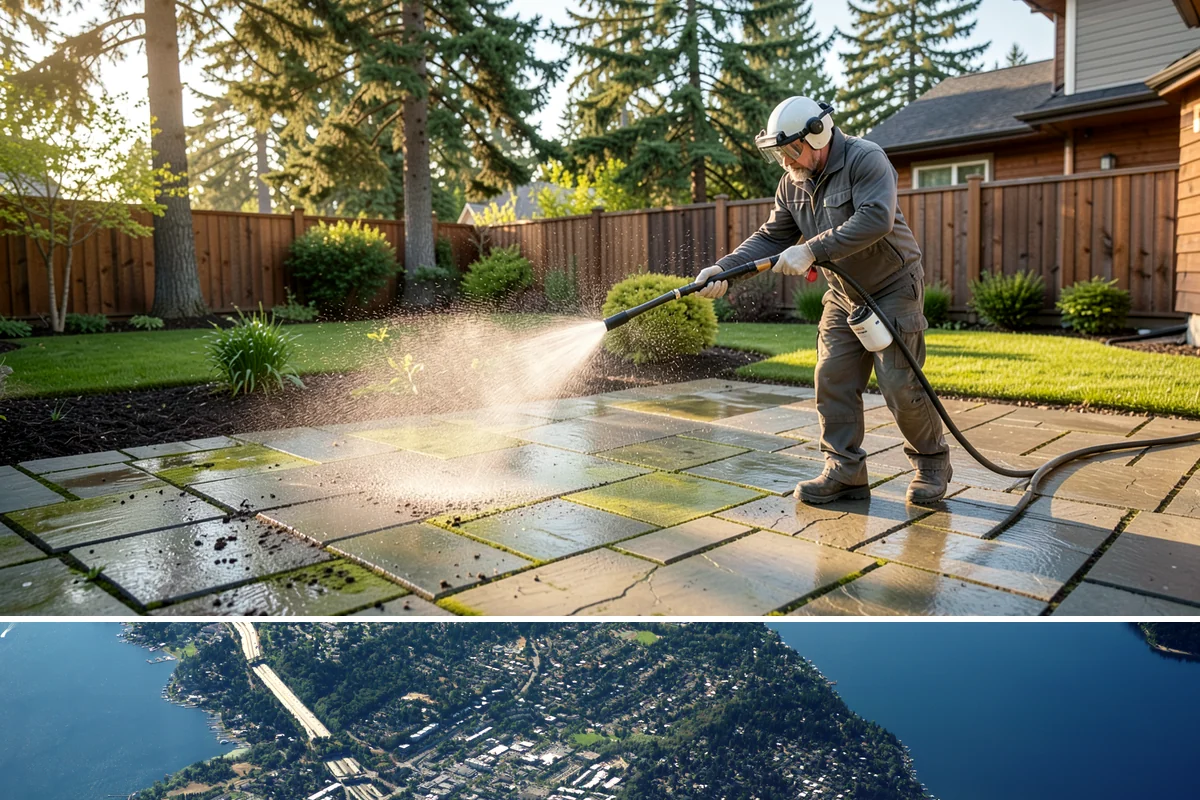 Umbrella Cleaning in Mercer Island, King County, WA - Clean umbrellas in early summer so they are ready to provide shade during Washington's brief but intense sunny stretch.