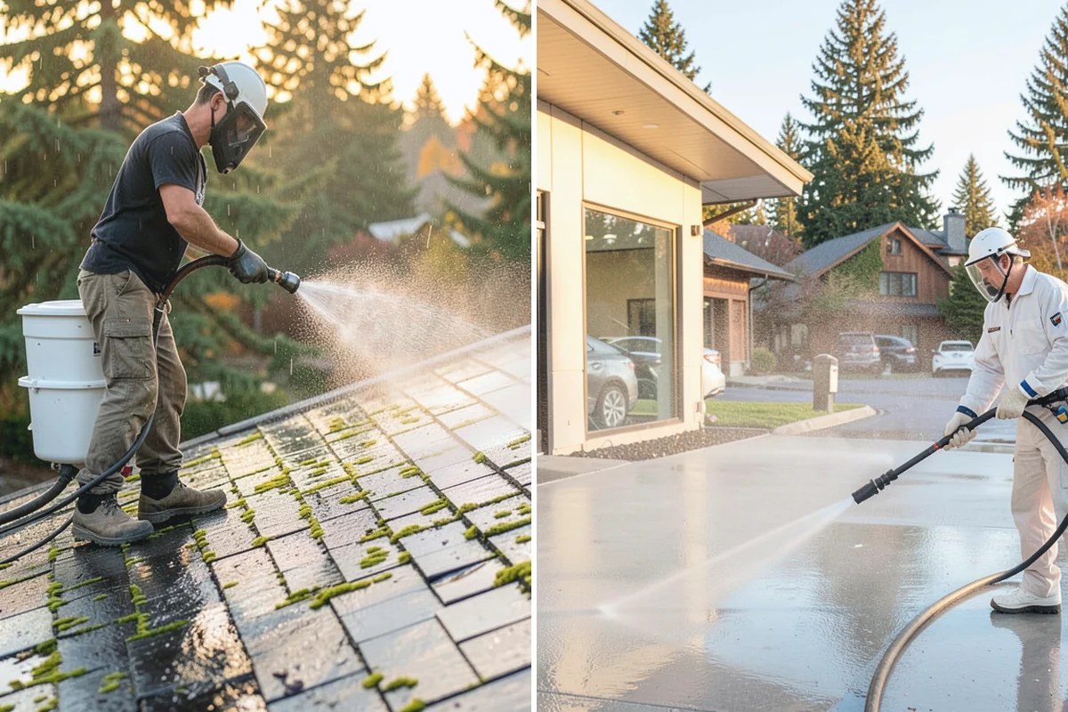 Umbrella Cleaning in Redmond, King County, WA - Open the umbrella fully and brush off loose debris