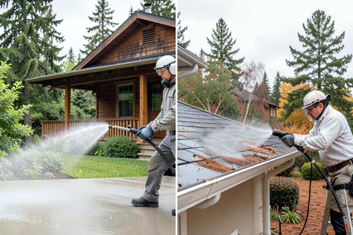 Umbrella Cleaning in Seattle, King County, WA - Open the umbrella fully and brush off loose debris