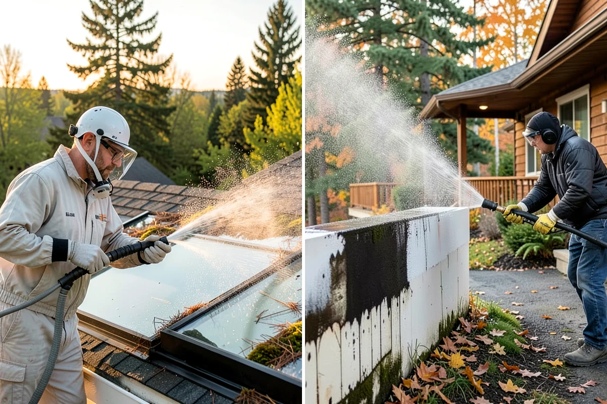 Umbrella Cleaning in Sedro-Woolley, Skagit County, WA - Open the umbrella fully and brush off loose debris