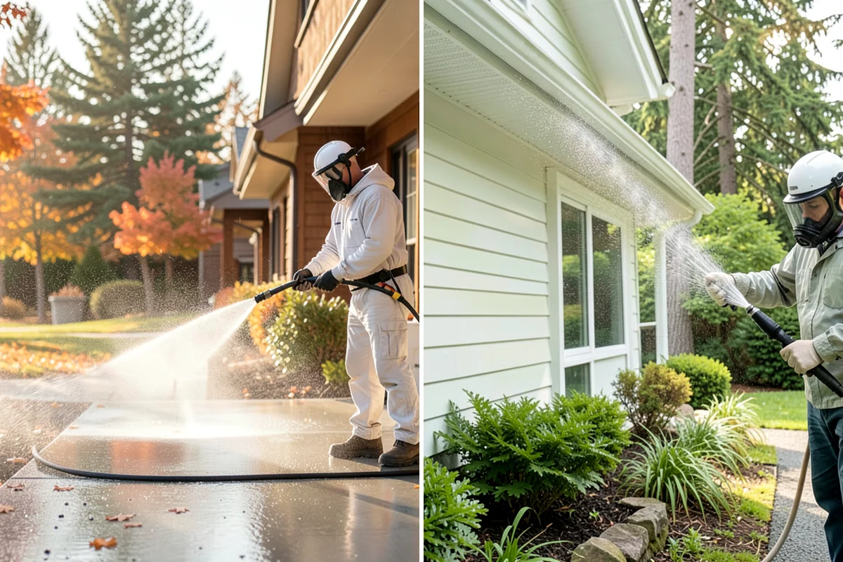 Umbrella Cleaning in Snoqualmie, King County, WA - Open the umbrella fully and brush off loose debris