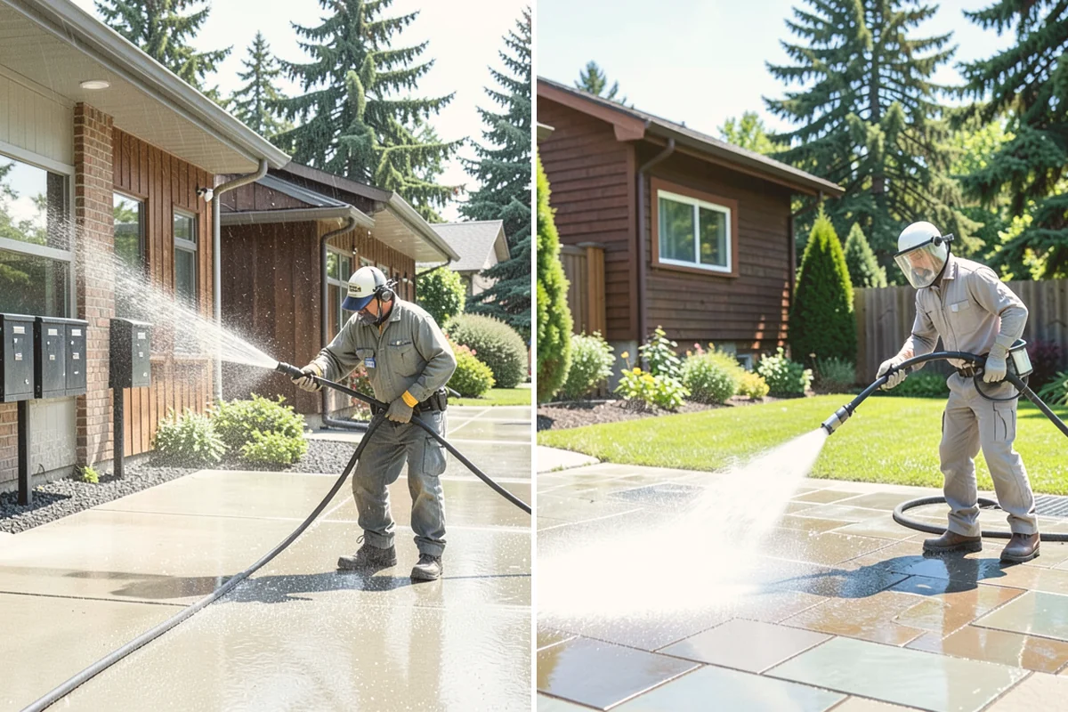 Umbrella Cleaning in Stanwood, Snohomish County, WA - Open the umbrella fully and brush off loose debris