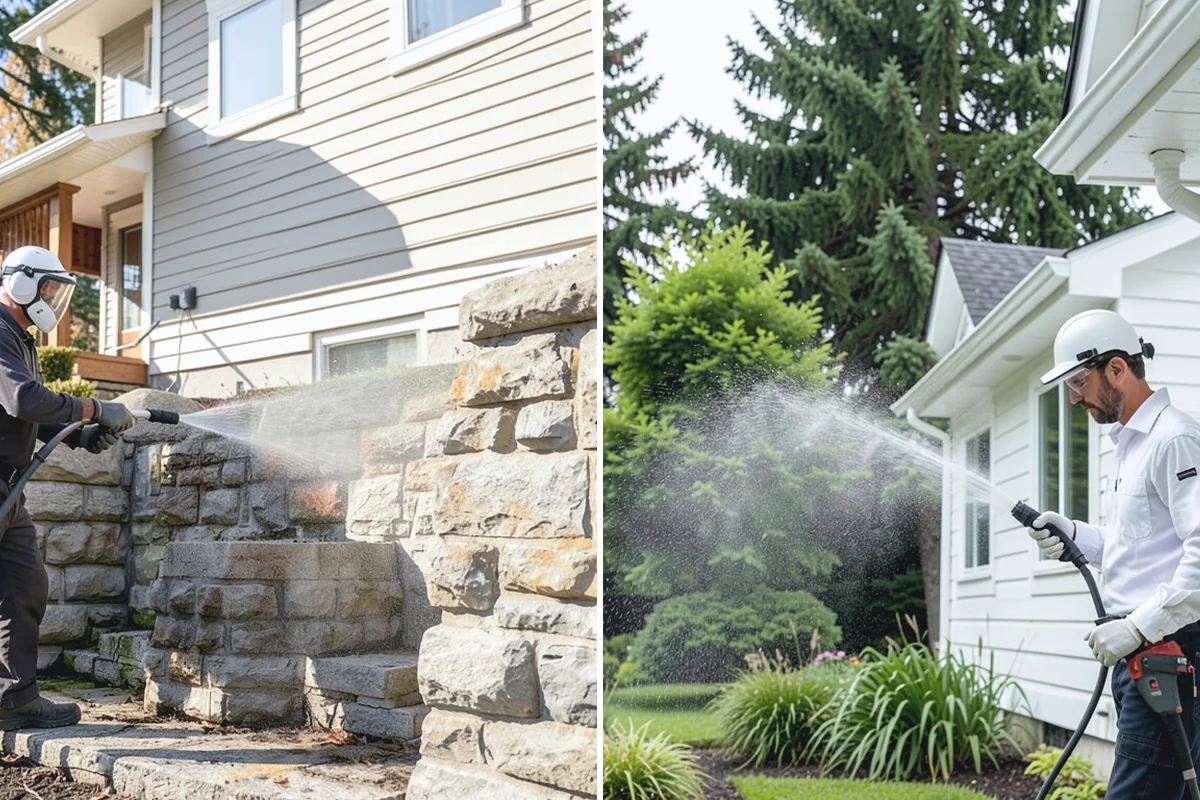 Umbrella Cleaning in Sumner, Pierce County, WA - Open the umbrella fully and brush off loose debris