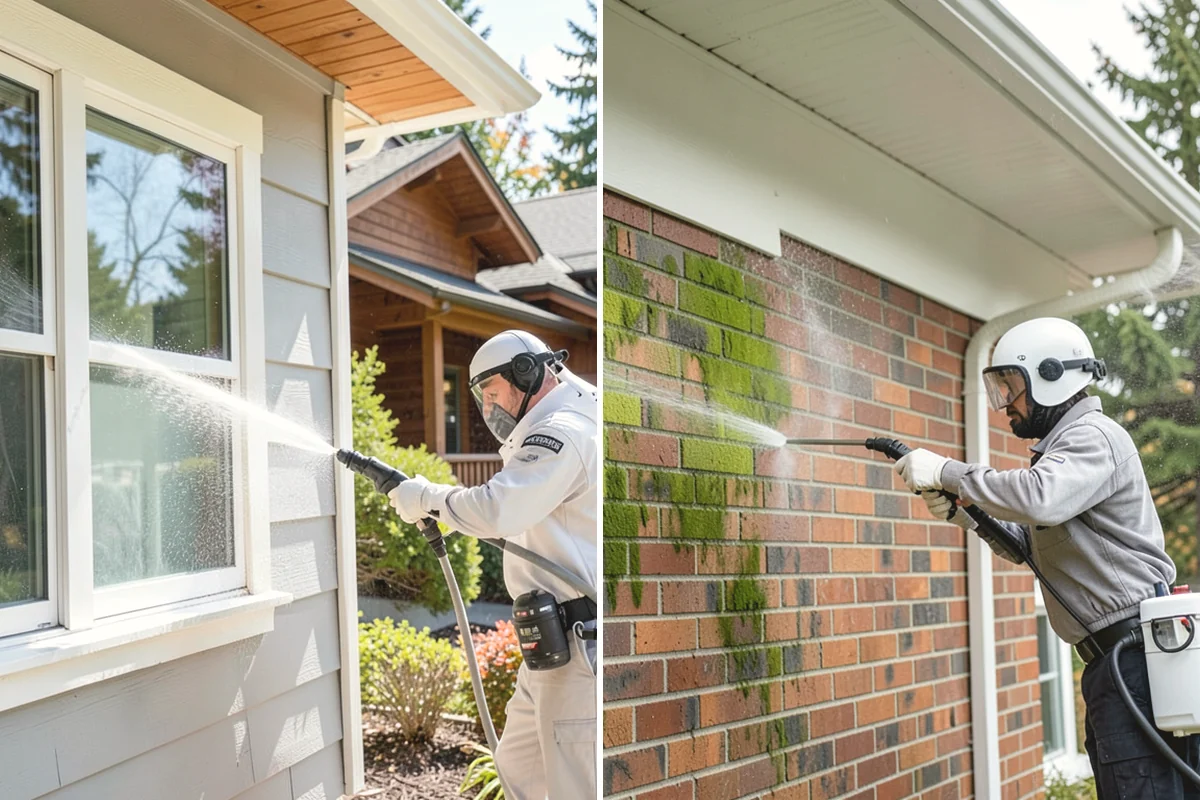 Umbrella Cleaning in Tukwila, King County, WA - Open the umbrella fully and brush off loose debris