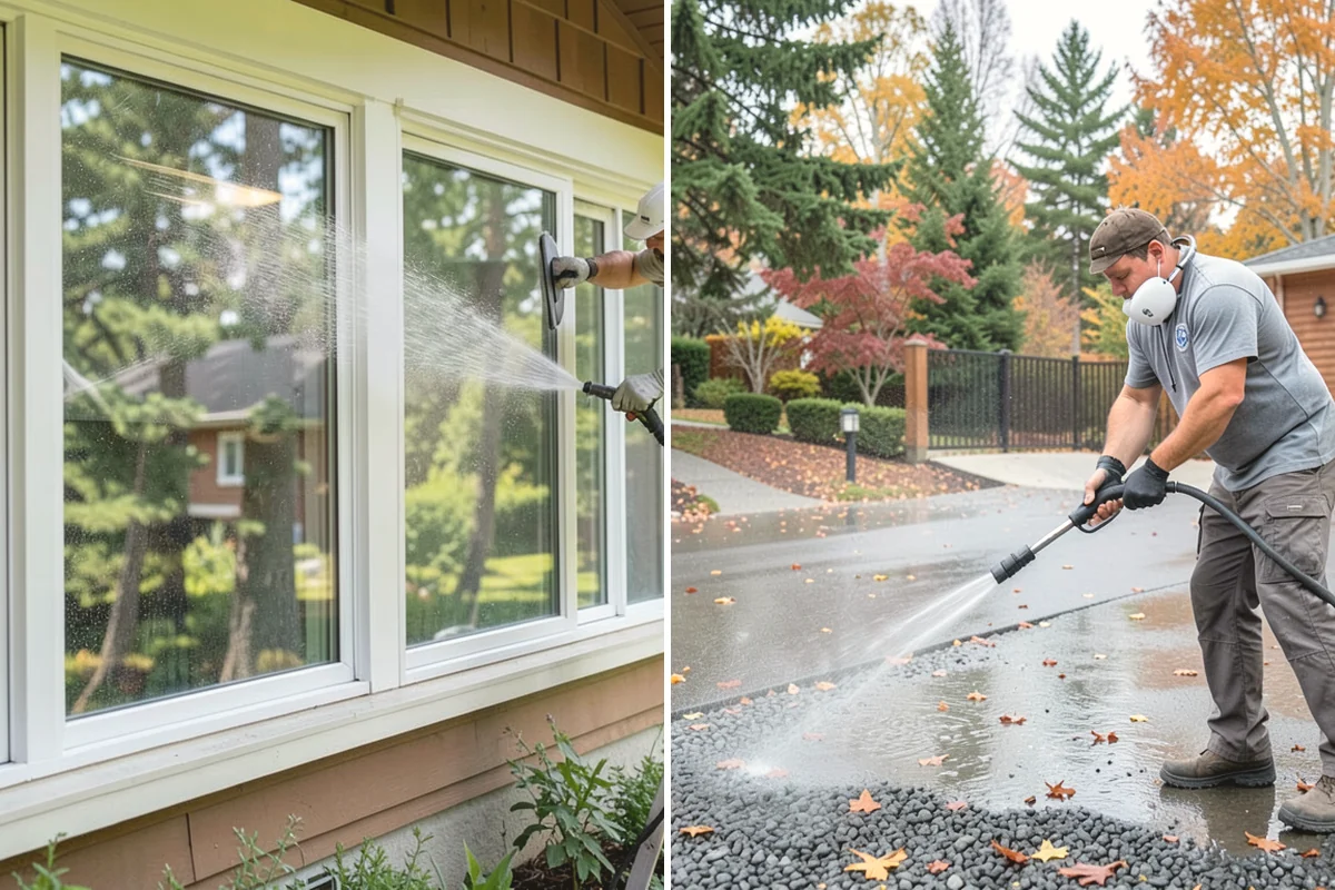 Umbrella Cleaning in University Place, Pierce County, WA - Open the umbrella fully and brush off loose debris