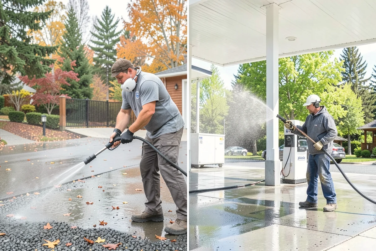Umbrella Cleaning in Yarrow Point, King County, WA - Open the umbrella fully and brush off loose debris