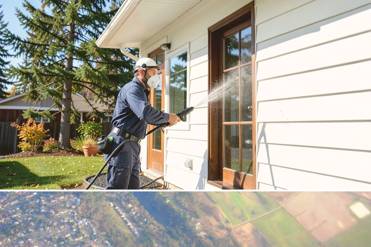 Vinyl Siding Washing in Algona, King County, WA - Aim for the dry summer window so the panels dry fully and algae is slower to return through fall.