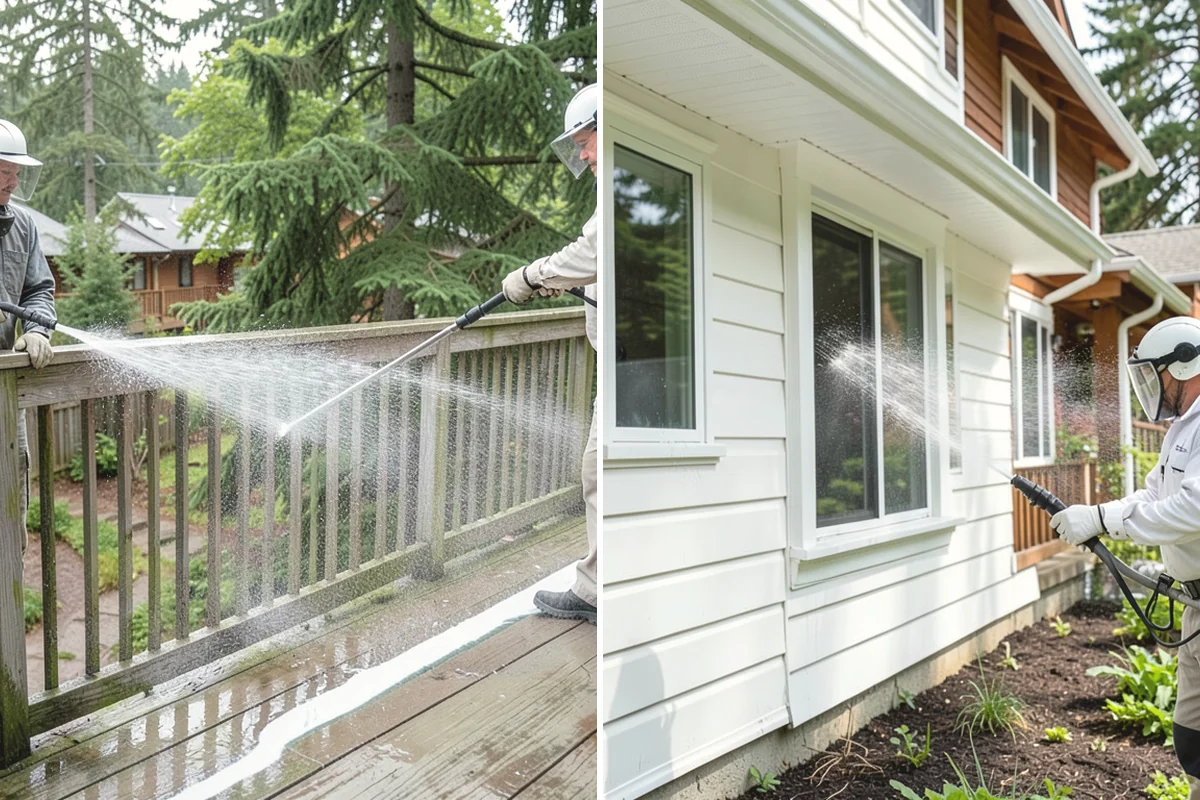 Vinyl Siding Washing in Black Diamond, King County, WA - Check panel condition and seal any loose sections found