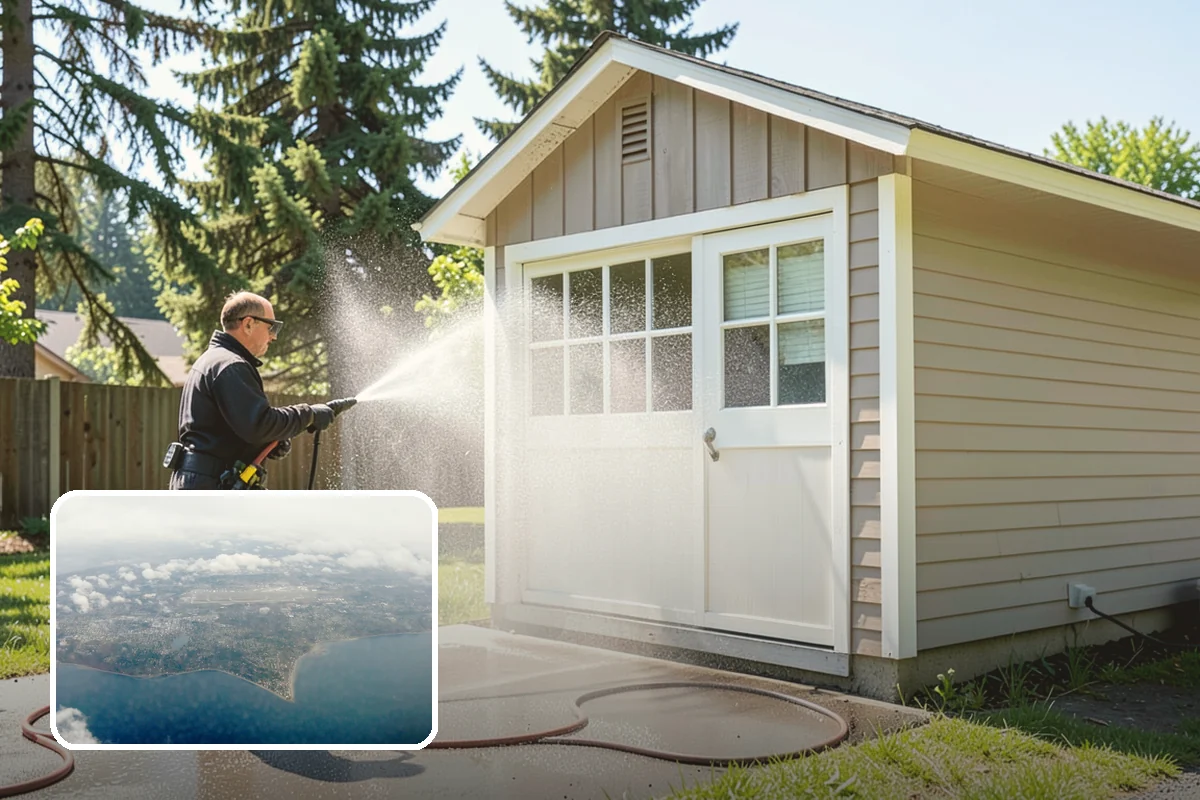 Vinyl Siding Washing in Burien, King County, WA - Clears algae from grooves and overlapping seams