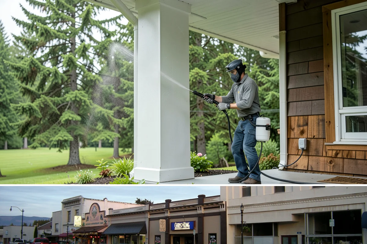 Vinyl Siding Washing in Burlington, Skagit County, WA - Aim for the dry summer window so the panels dry fully and algae is slower to return through fall.