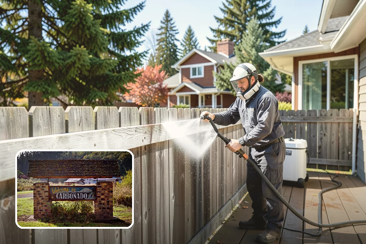Vinyl Siding Washing in Carbonado, Pierce County, WA - Clears algae from grooves and overlapping seams