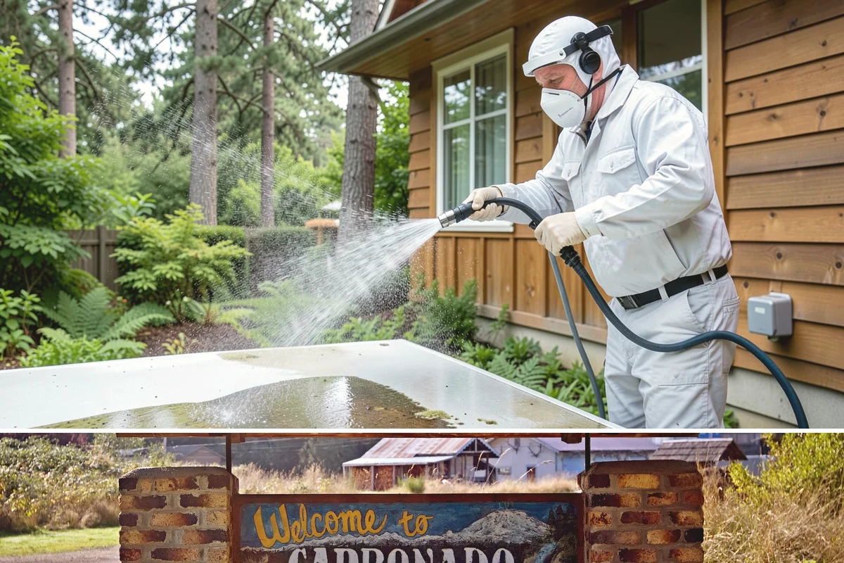 Vinyl Siding Washing in Carbonado, Pierce County, WA - Aim for the dry summer window so the panels dry fully and algae is slower to return through fall.
