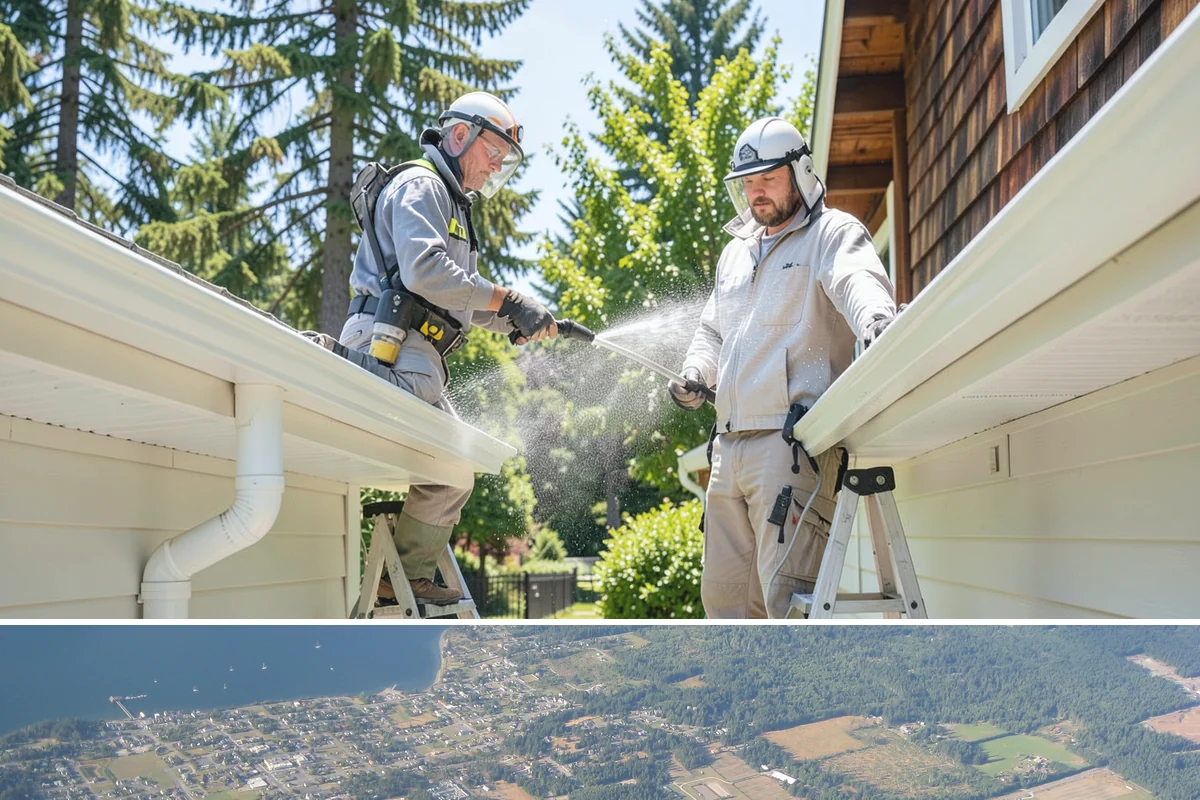 Vinyl Siding Washing in Coupeville, Island County, WA - Aim for the dry summer window so the panels dry fully and algae is slower to return through fall.