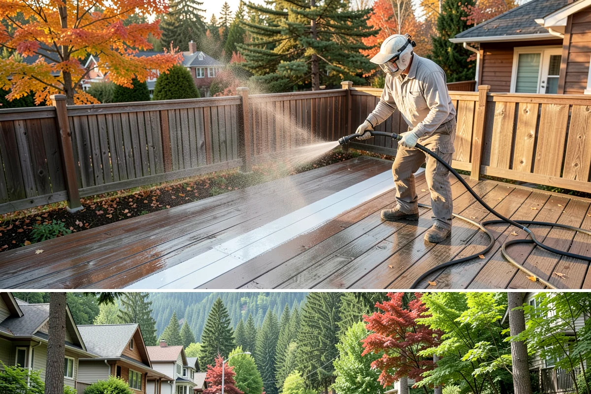 Vinyl Siding Washing in Darrington, Snohomish County, WA - Aim for the dry summer window so the panels dry fully and algae is slower to return through fall.
