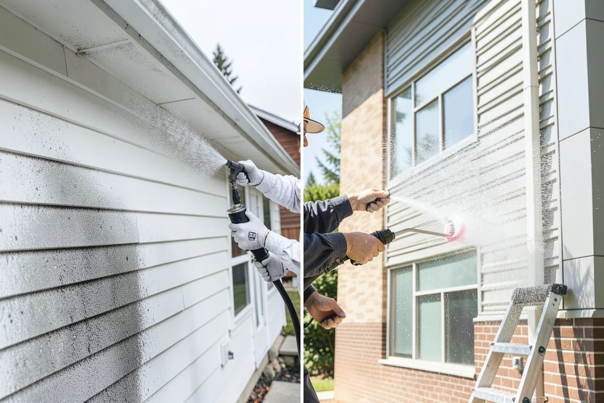 Vinyl Siding Washing in Des Moines, King County, WA - Check panel condition and seal any loose sections found