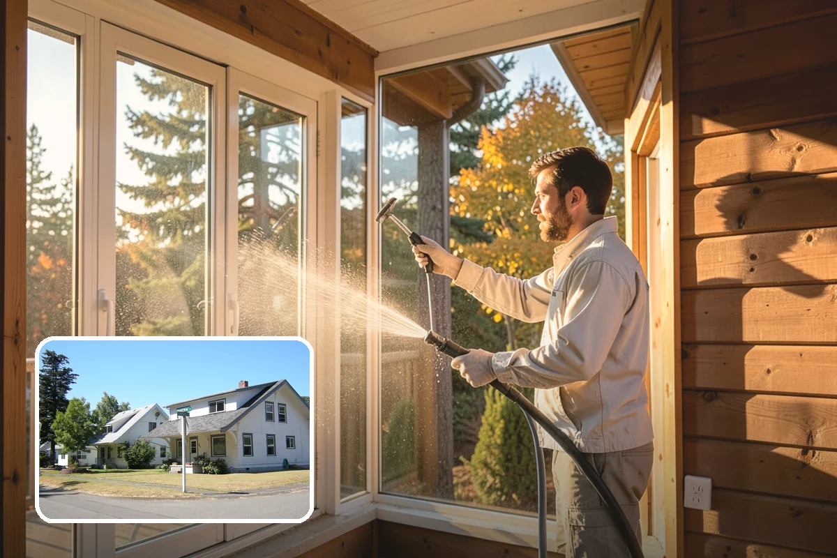 Vinyl Siding Washing in DuPont, Pierce County, WA - Clears algae from grooves and overlapping seams