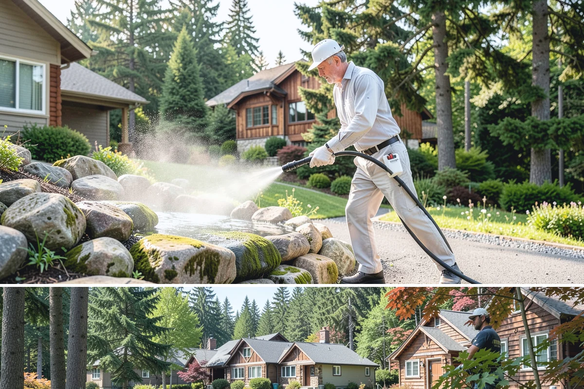 Vinyl Siding Washing in Edgewood, Pierce County, WA - Aim for the dry summer window so the panels dry fully and algae is slower to return through fall.