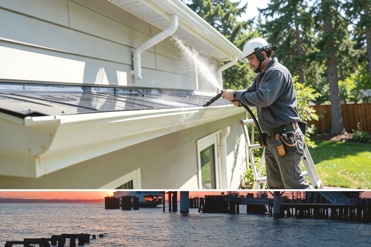 Vinyl Siding Washing in Edmonds, Snohomish County, WA - Aim for the dry summer window so the panels dry fully and algae is slower to return through fall.