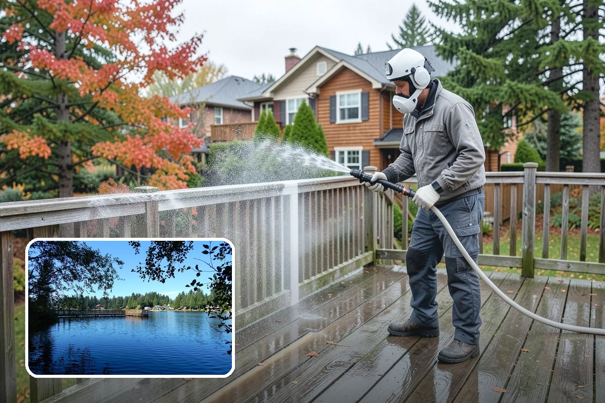 Vinyl Siding Washing in Federal Way, King County, WA - Clears algae from grooves and overlapping seams
