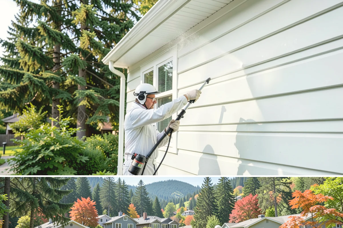 Vinyl Siding Washing in Fircrest, Pierce County, WA - Aim for the dry summer window so the panels dry fully and algae is slower to return through fall.