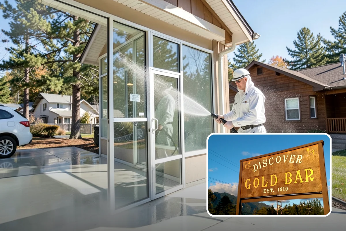 Vinyl Siding Washing in Gold Bar, Snohomish County, WA - Clears algae from grooves and overlapping seams
