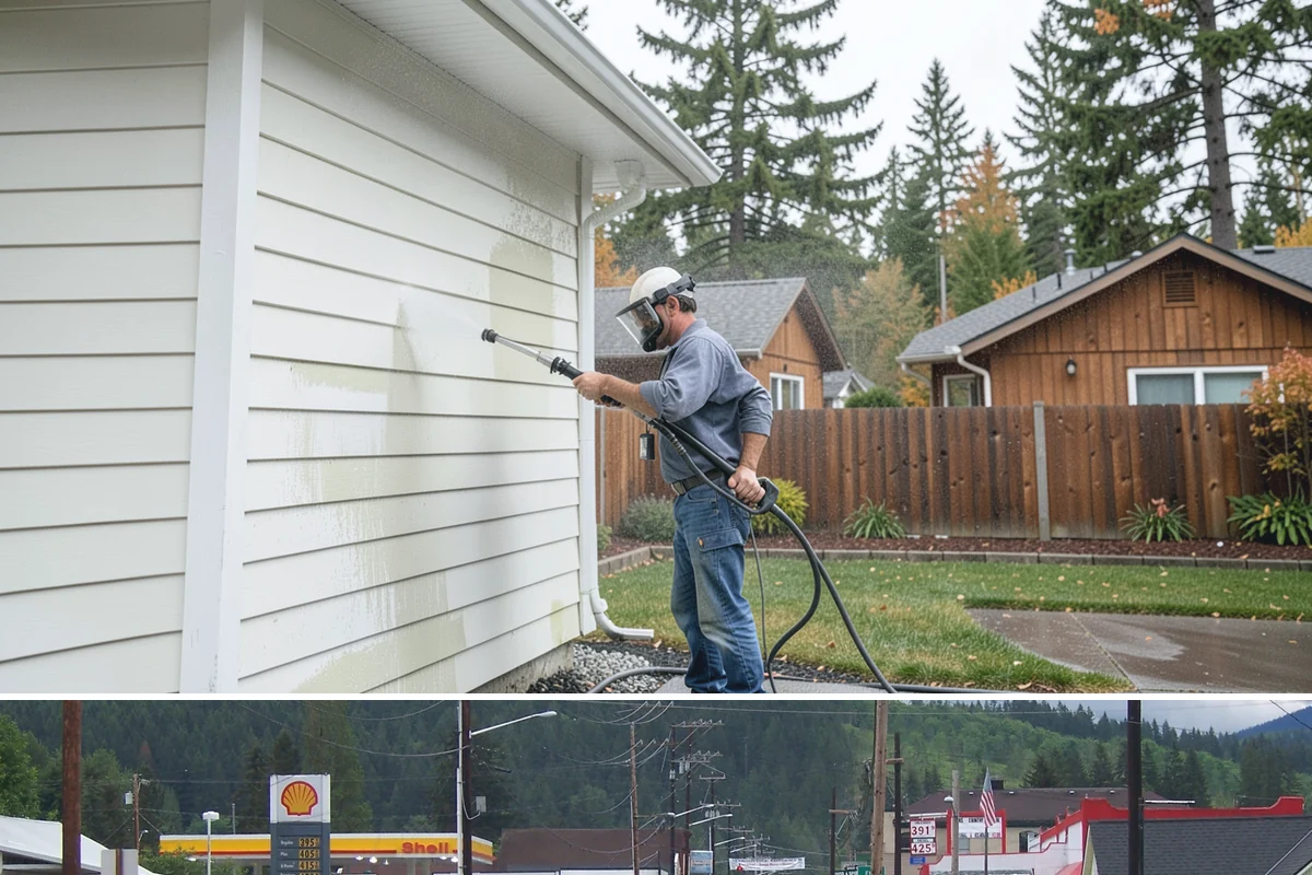 Vinyl Siding Washing in Granite Falls, Snohomish County, WA - Aim for the dry summer window so the panels dry fully and algae is slower to return through fall.