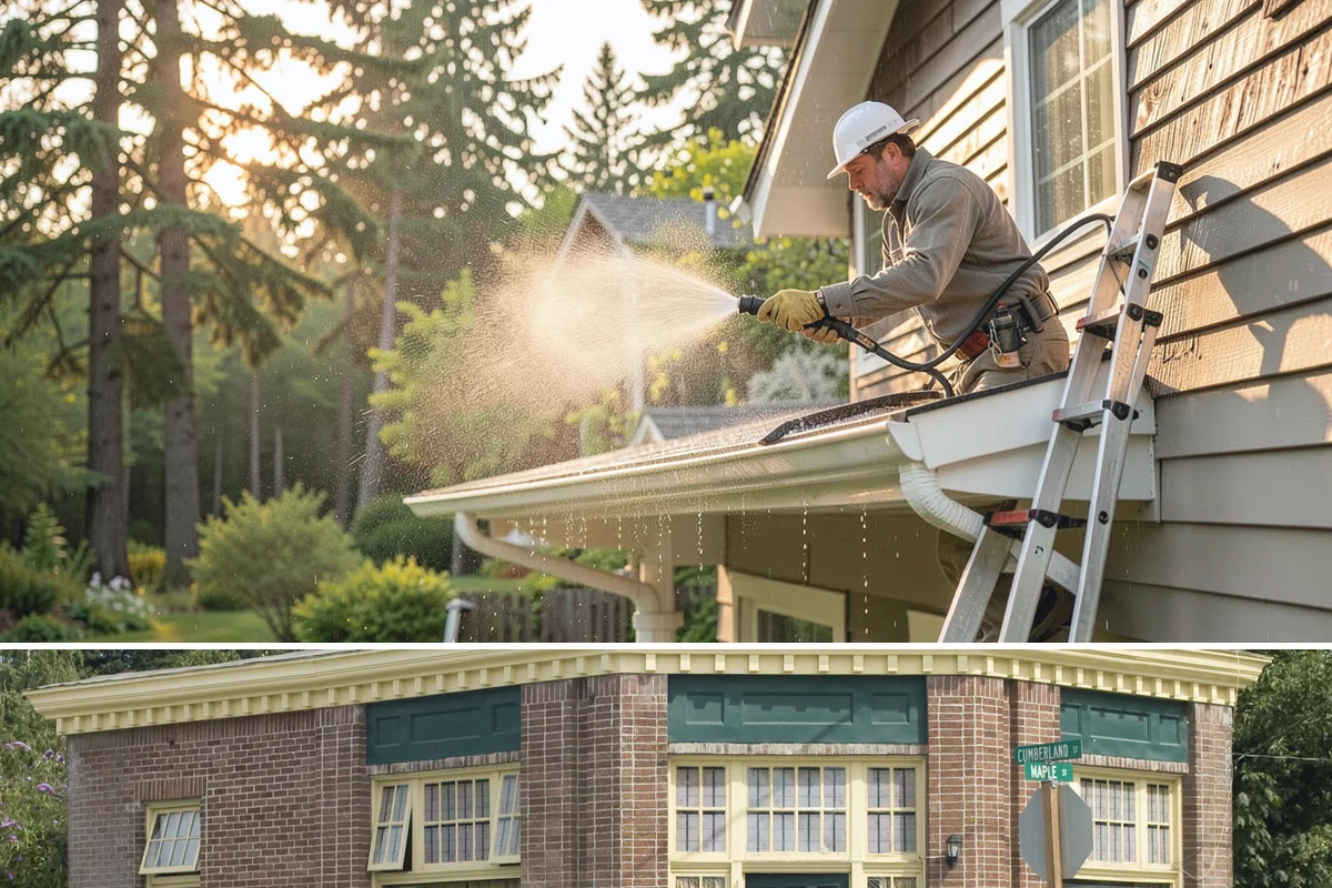 Vinyl Siding Washing in Hamilton, Skagit County, WA - Aim for the dry summer window so the panels dry fully and algae is slower to return through fall.