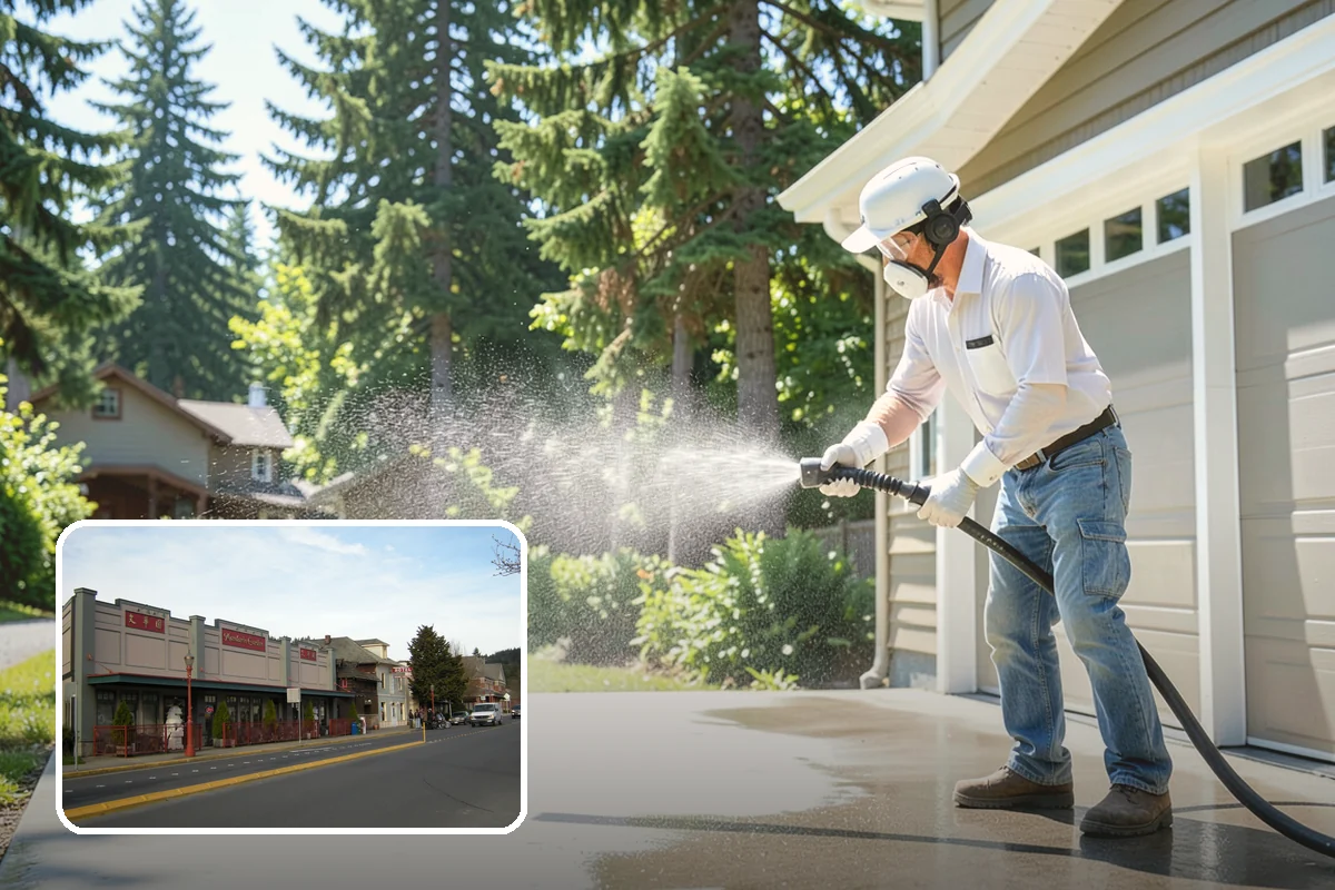 Vinyl Siding Washing in Issaquah, King County, WA - Clears algae from grooves and overlapping seams