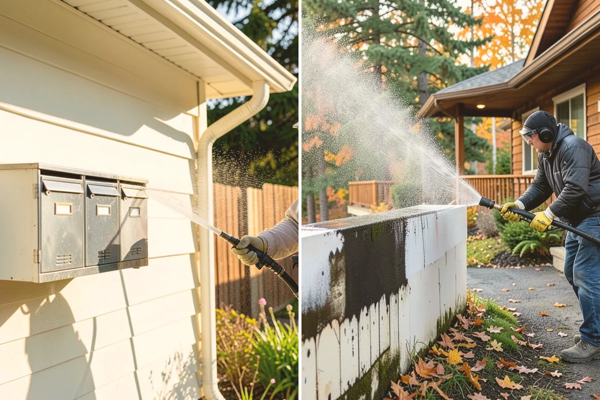 Vinyl Siding Washing in Kent, King County, WA - Check panel condition and seal any loose sections found