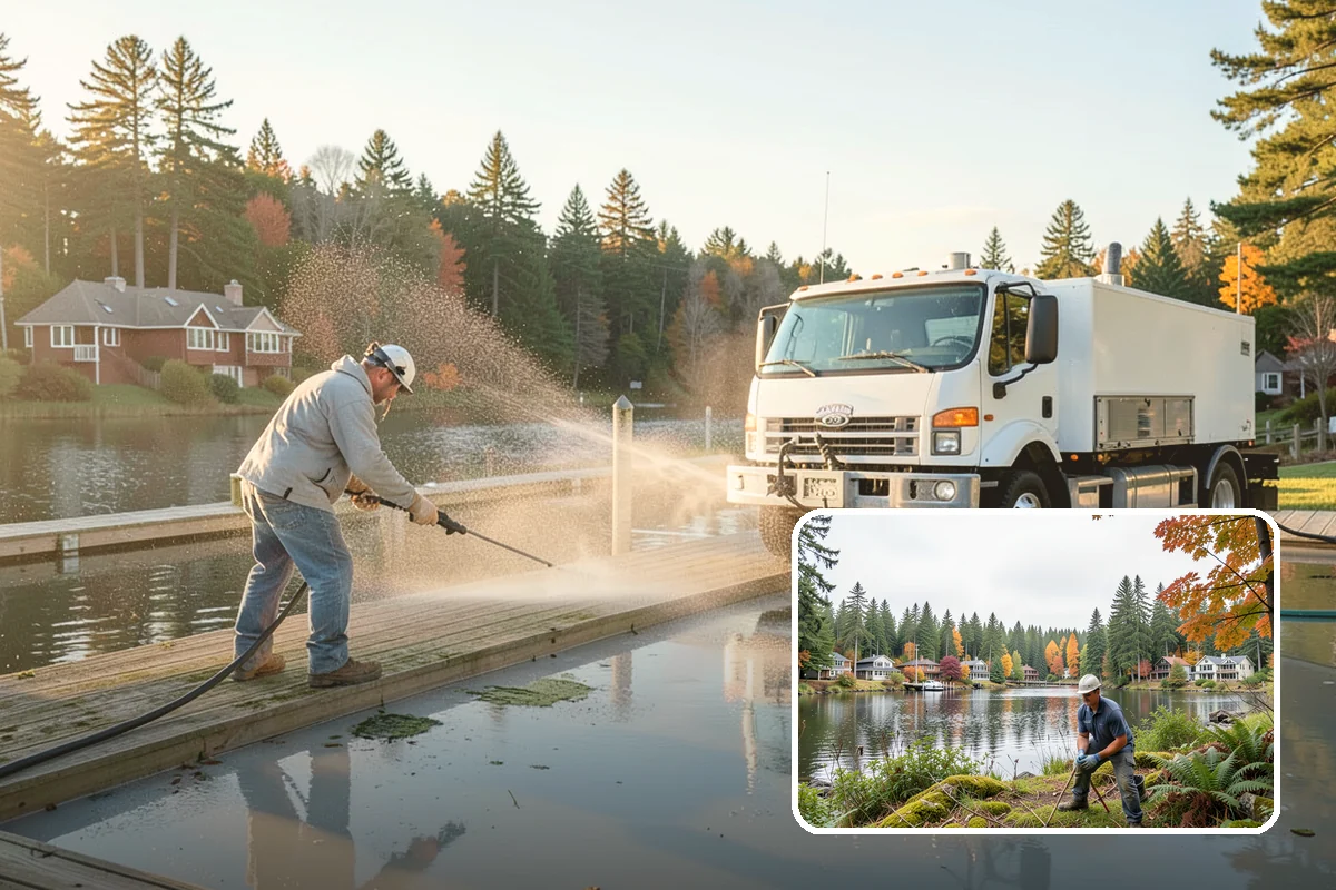 Vinyl Siding Washing in La Conner, Skagit County, WA - Clears algae from grooves and overlapping seams