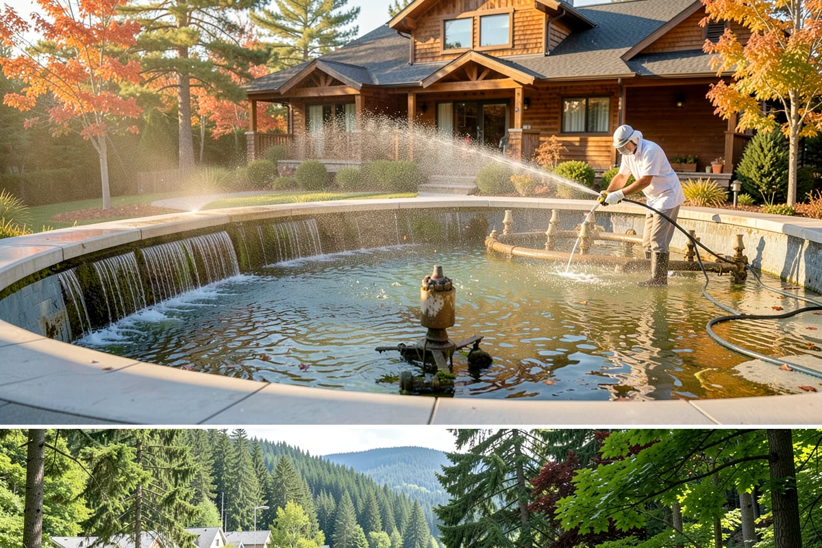 Vinyl Siding Washing in Lake Forest Park, King County, WA - Aim for the dry summer window so the panels dry fully and algae is slower to return through fall.