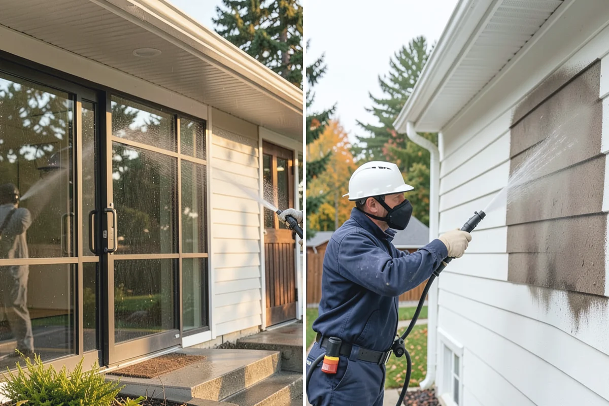 Vinyl Siding Washing in Marysville, Snohomish County, WA - Check panel condition and seal any loose sections found