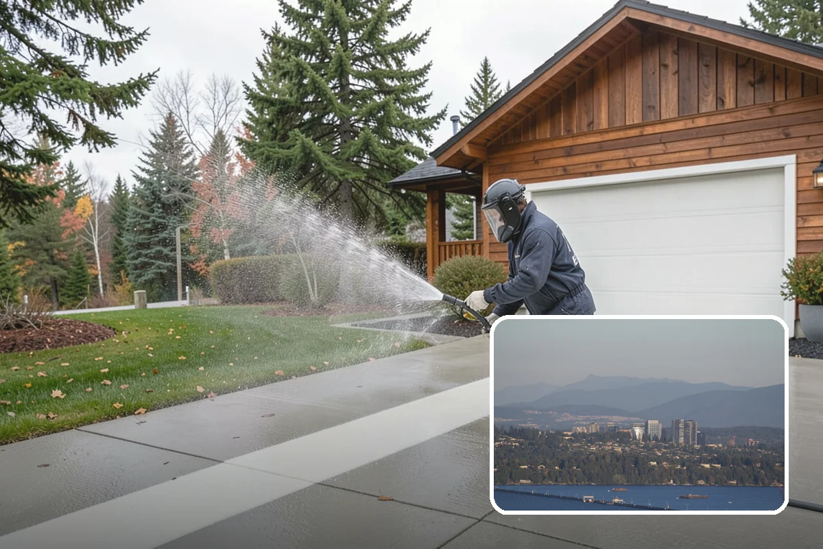 Vinyl Siding Washing in Medina, King County, WA - Clears algae from grooves and overlapping seams