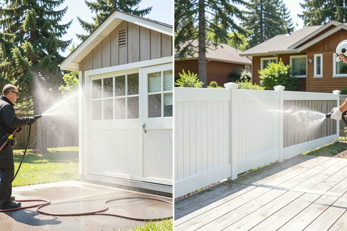 Vinyl Siding Washing in Mercer Island, King County, WA - Check panel condition and seal any loose sections found