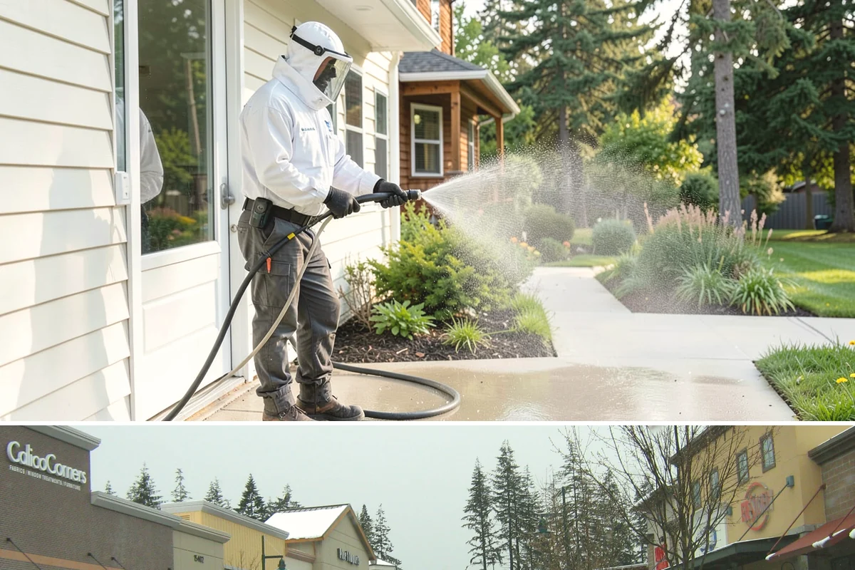 Vinyl Siding Washing in Mill Creek, Snohomish County, WA - Aim for the dry summer window so the panels dry fully and algae is slower to return through fall.