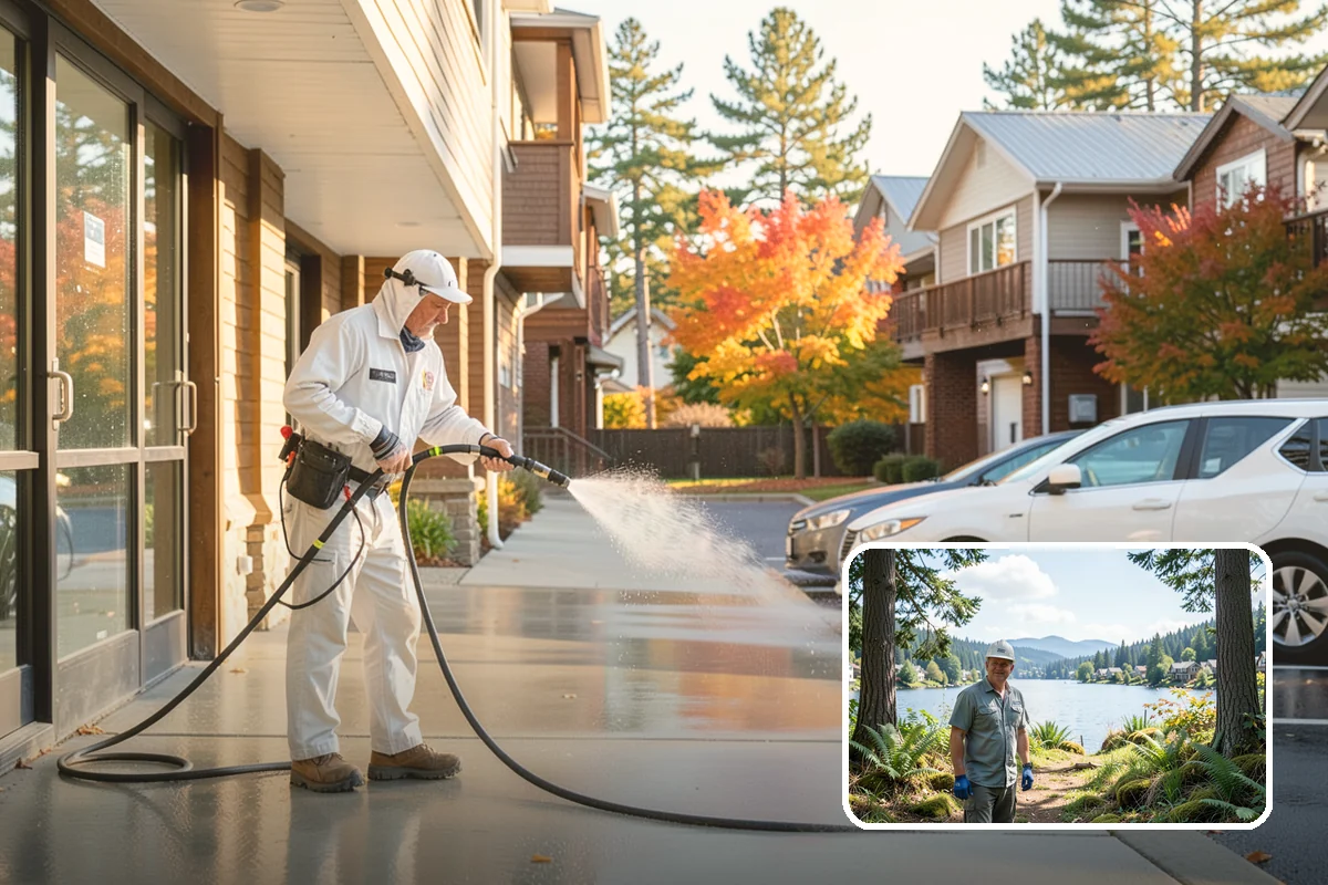 Vinyl Siding Washing in Milton, King County, WA - Clears algae from grooves and overlapping seams