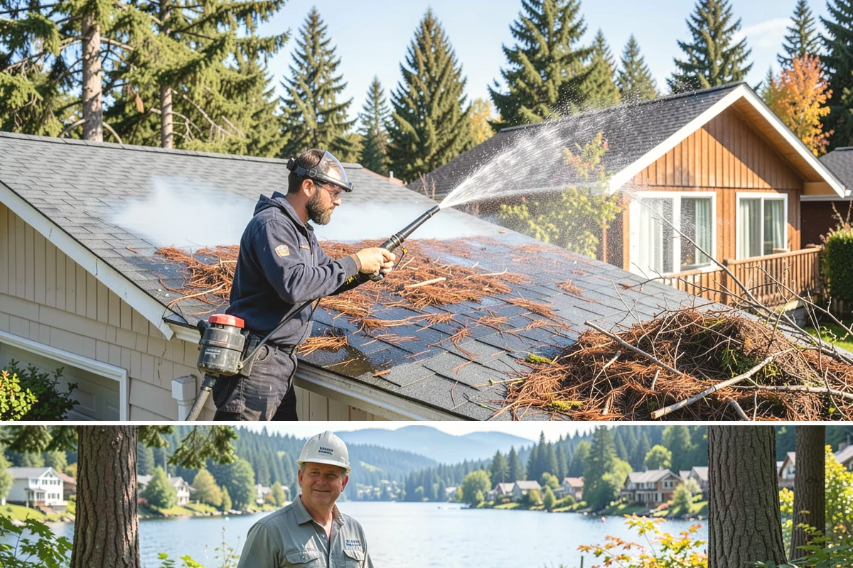 Vinyl Siding Washing in Milton, King County, WA - Aim for the dry summer window so the panels dry fully and algae is slower to return through fall.