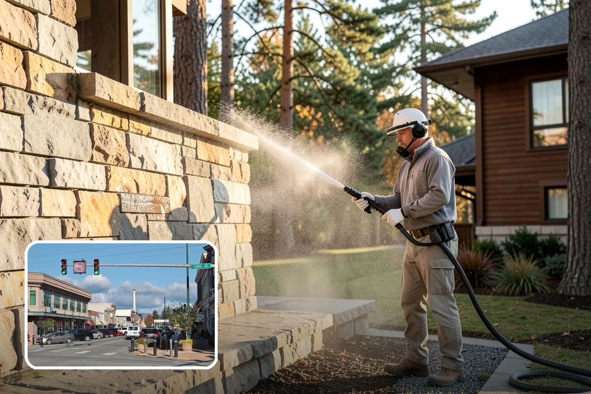 Vinyl Siding Washing in Monroe, Snohomish County, WA - Clears algae from grooves and overlapping seams