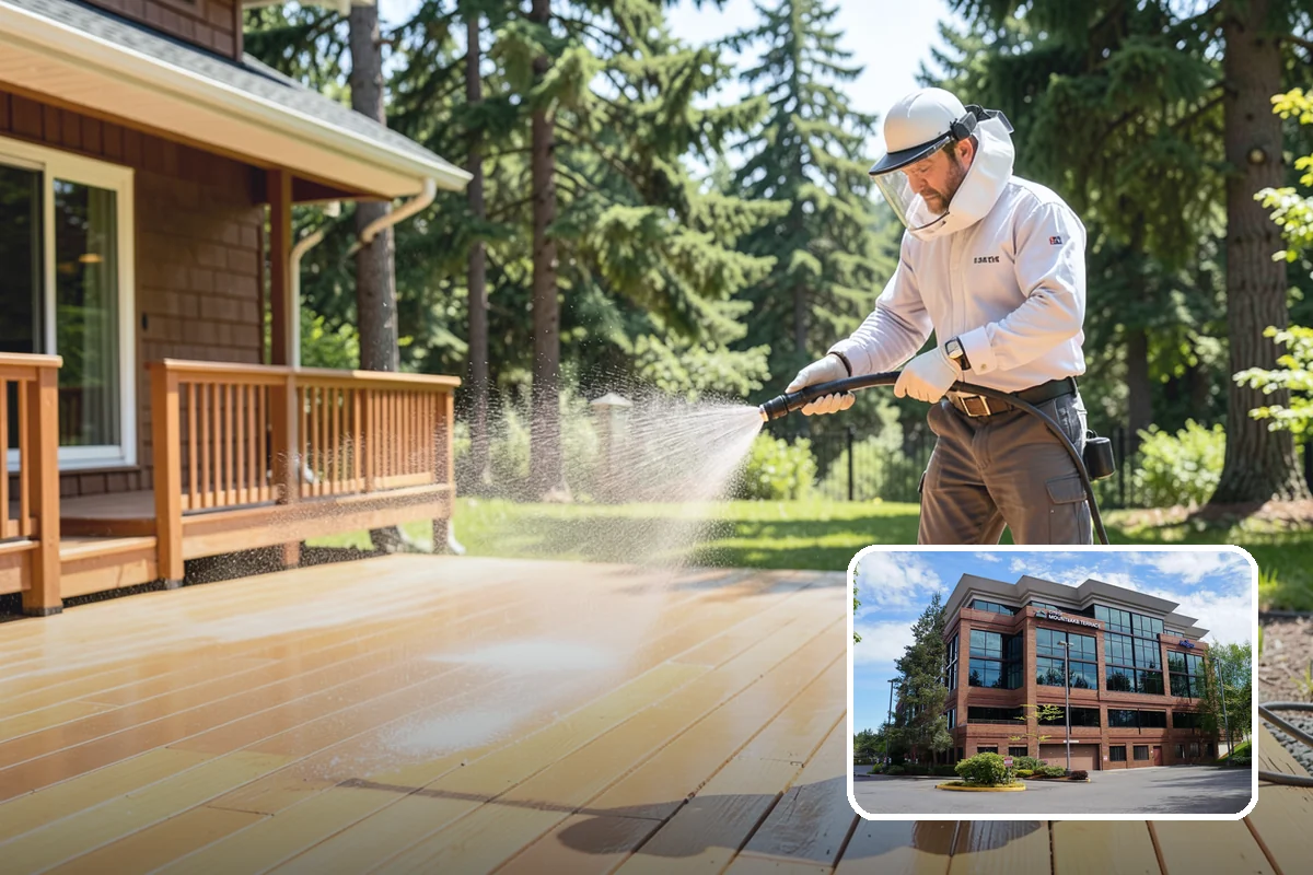 Vinyl Siding Washing in Mountlake Terrace, Snohomish County, WA - Clears algae from grooves and overlapping seams